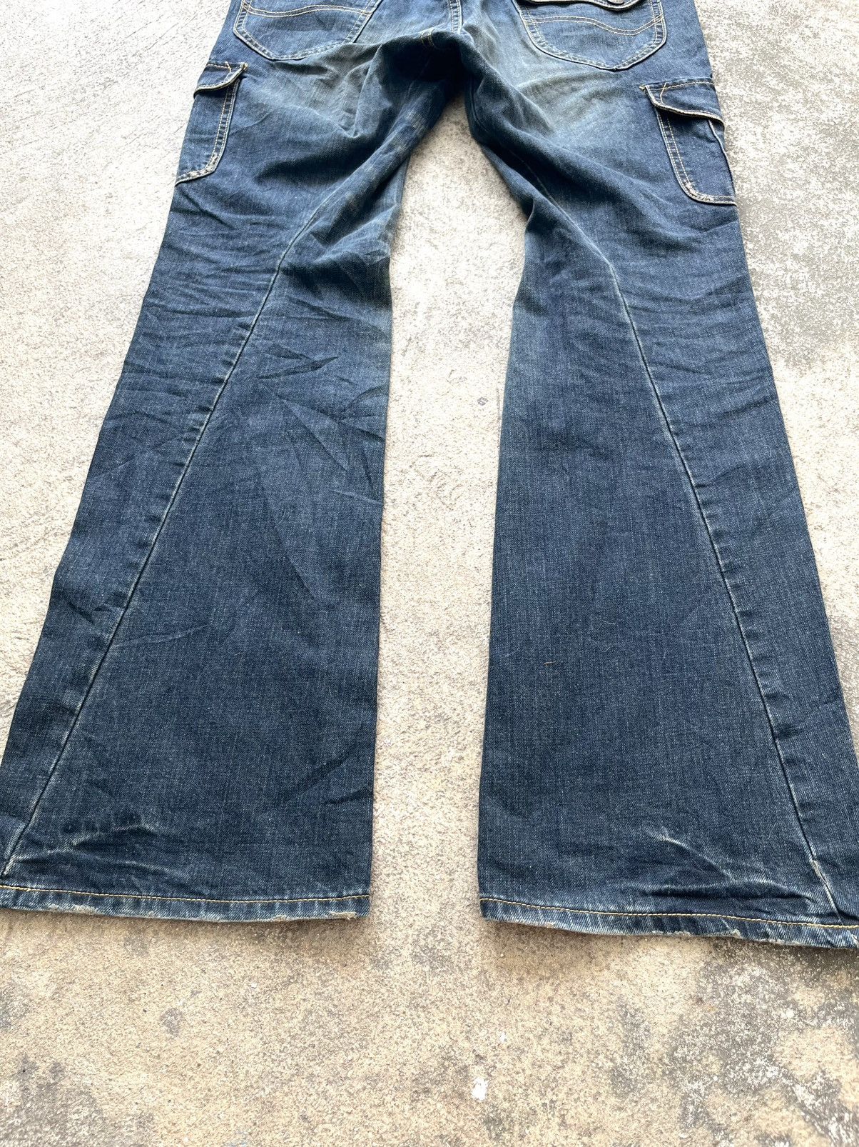 If Six Was Nine × Lee 🔥RARE DISTRESSED FLARE JEANS IF SIX WAS NINE STYLE / LEE Size US 36 / EU 52 - 9 Thumbnail