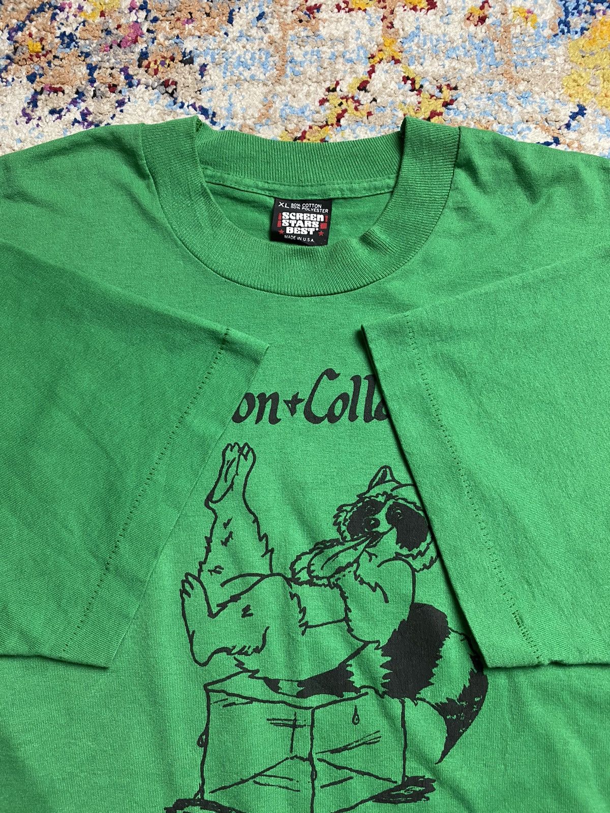 Vintage Vtg Cold Coon Collard Days single stitch tees shirt Size US XL / EU 56 / 4 - 5 Thumbnail