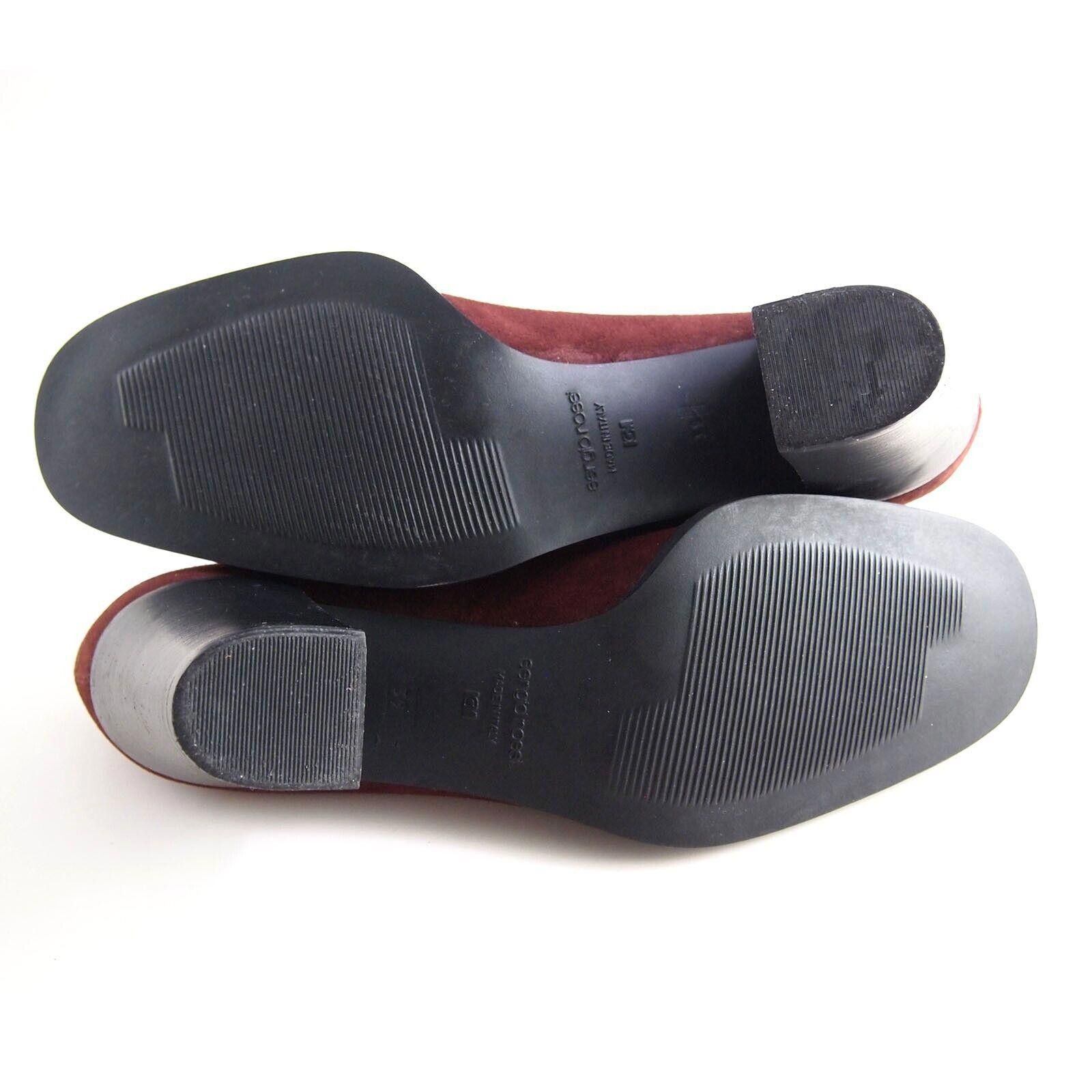 Sergio Rossi Sergio Rossi Mid Heel Pumps Red Brick Suede US 9 EU 39 Size US 9 / IT 39 - 6 Thumbnail