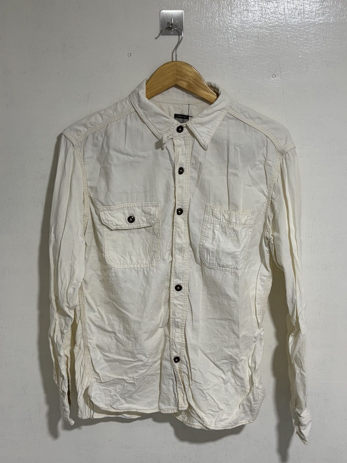 Momotaro Jeans Momotaro Jeans 5oz Selvedge Chambray Shirt Size US XS / EU 42 / 0 - 1 Thumbnail