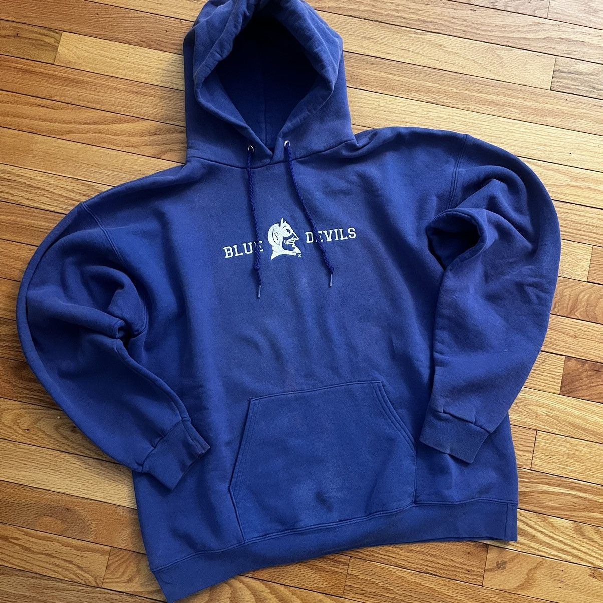 Hanes × Vintage VTG Duke Hoodie Size US M / EU 48-50 / 2 - 1 Thumbnail
