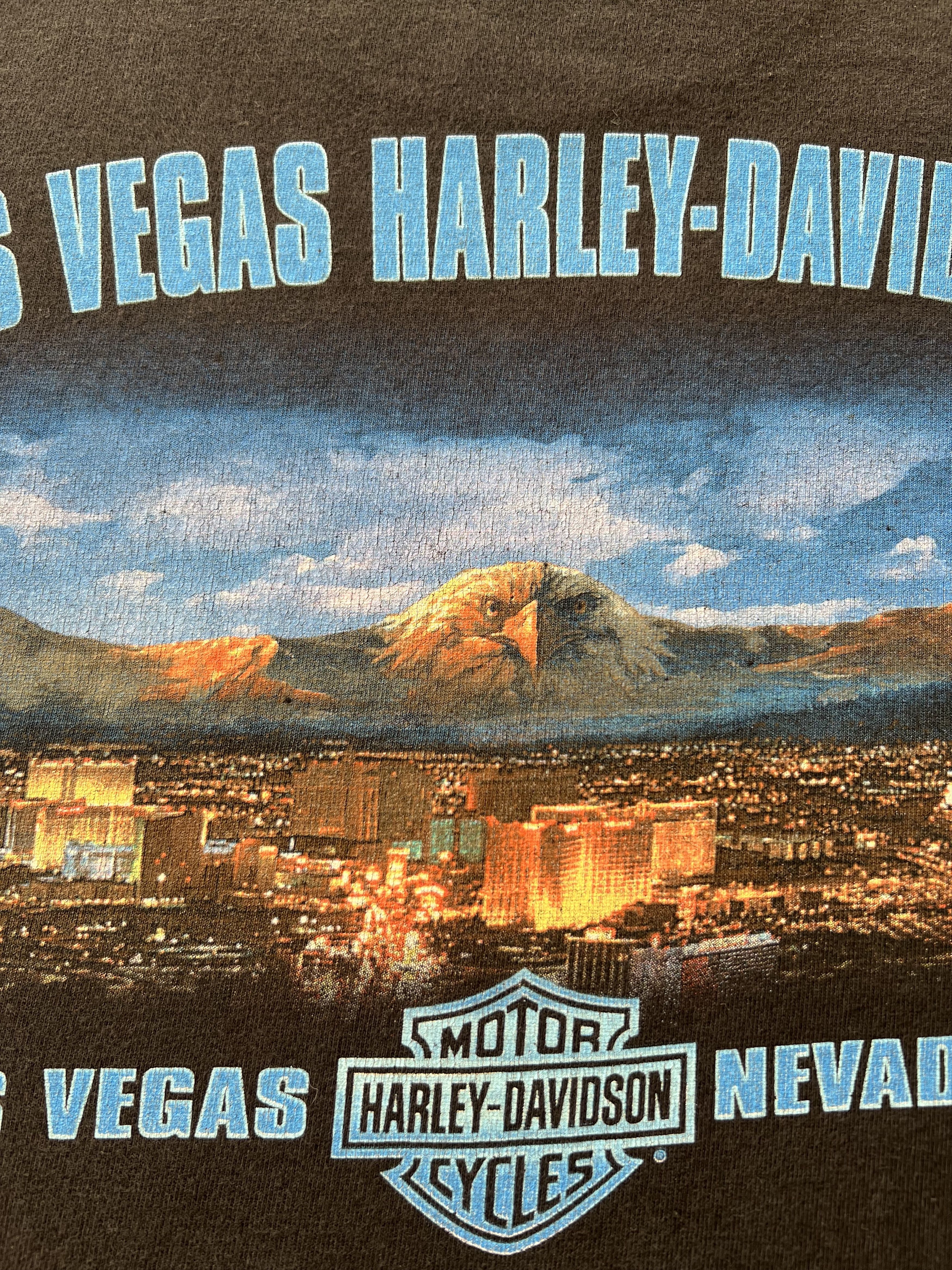 Harley Davidson Vintage 2007 Harley Davidson Live to Ride Las Vegas T-shirt Size US L / EU 52-54 / 3 - 19 Thumbnail