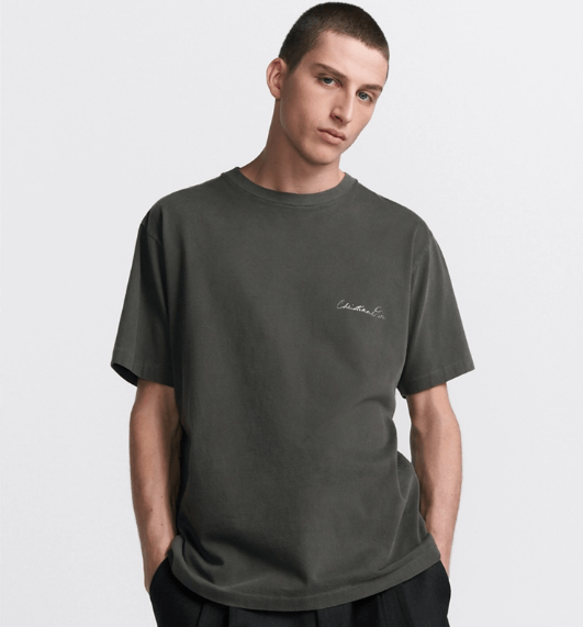 Dior o1w1db10525 493J69 Relaxed-Fit T-Shirt in Black Size US M / EU 48-50 / 2 - 4 Thumbnail