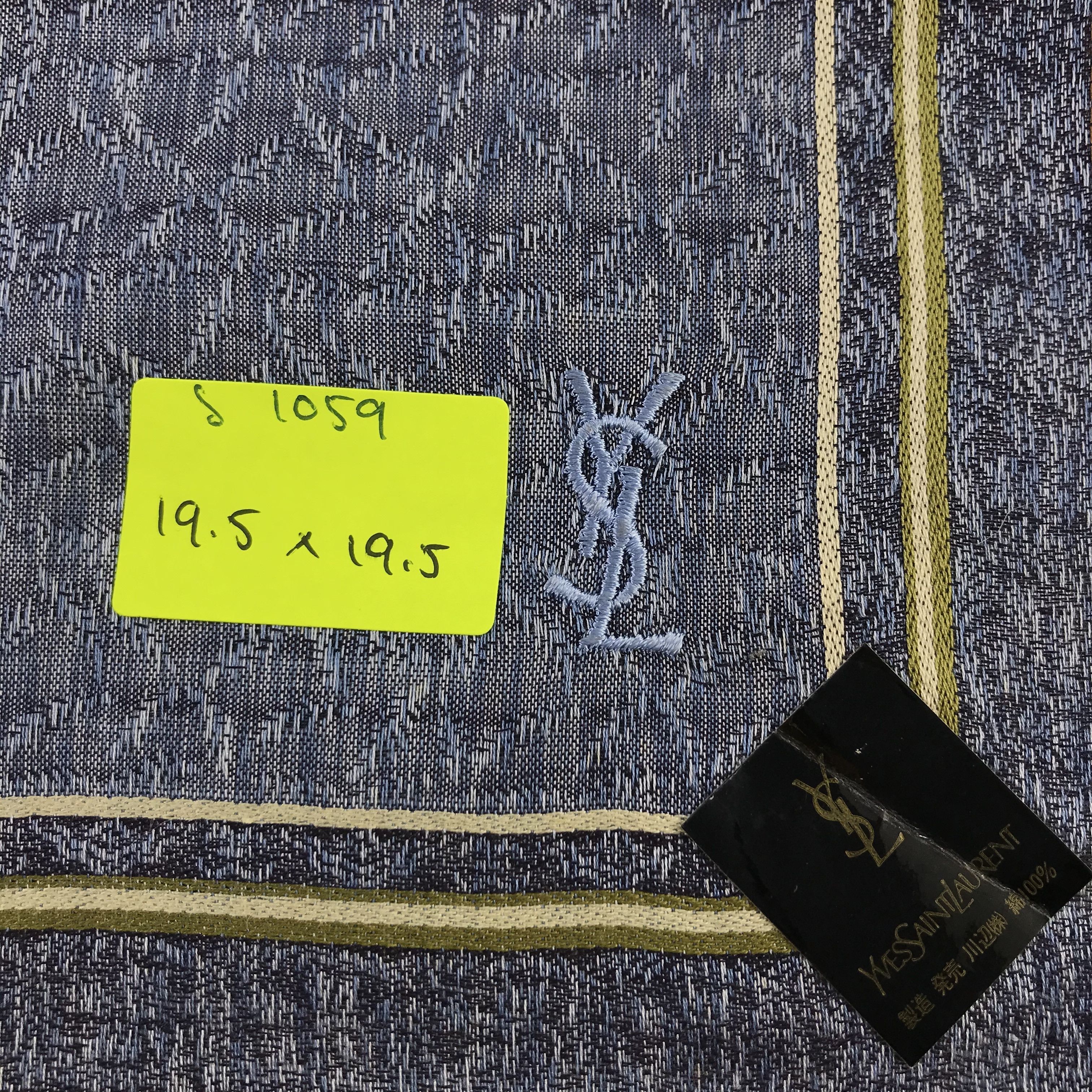 Vintage × Yves Saint Laurent Yves Saint Laurent Bandana / Handkerchief/Neckerchief -S1059 Size ONE SIZE - 5 Thumbnail