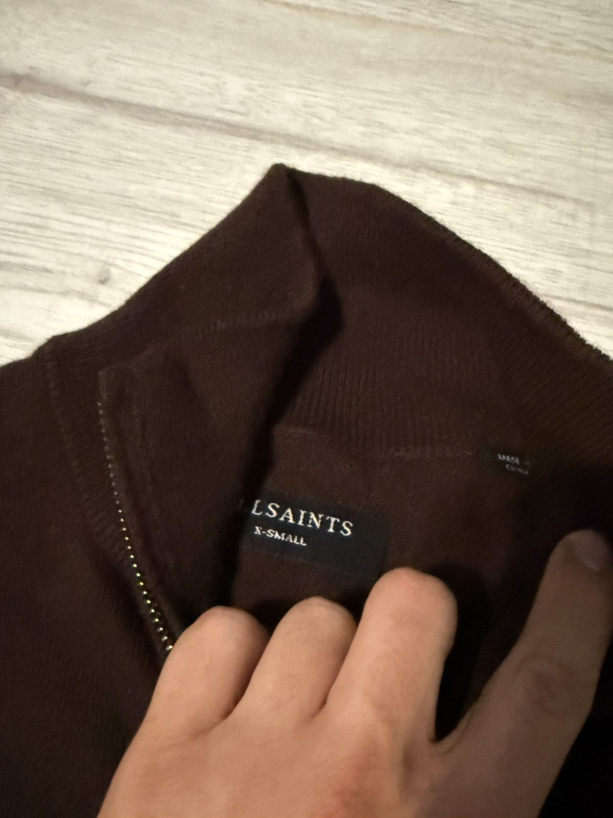 Allsaints Allsaints 1/4 Zip Up sweater shirt Size US S / EU 44-46 / 1 - 5 Thumbnail