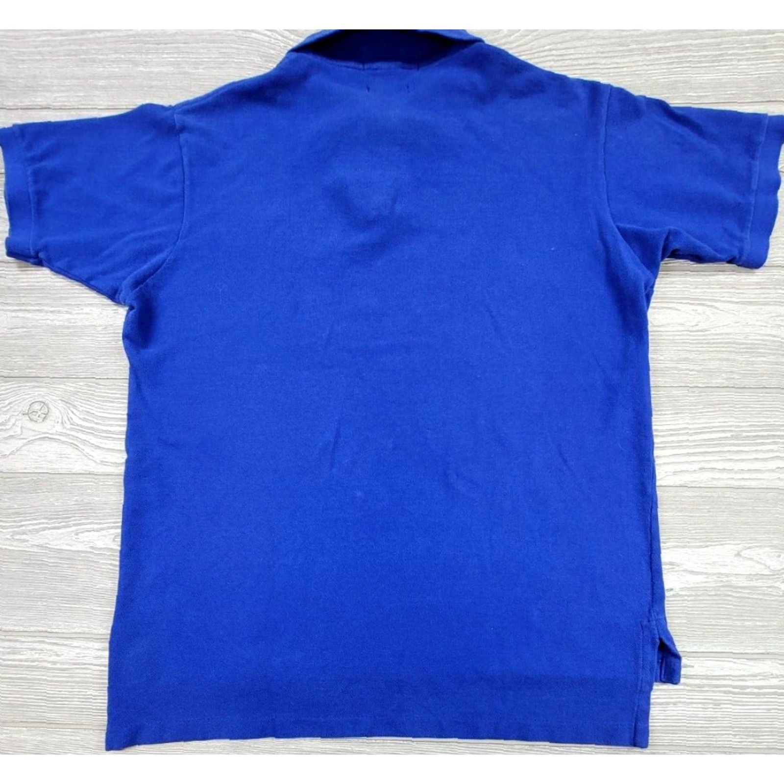 Polo Ralph Lauren VINTAGE Polo Ralph Lauren Polo Sport Shirt 90s Blue Large Short Sleeve Logo Made USA Mens Size US L / EU 52-54 / 3 - 4 Thumbnail