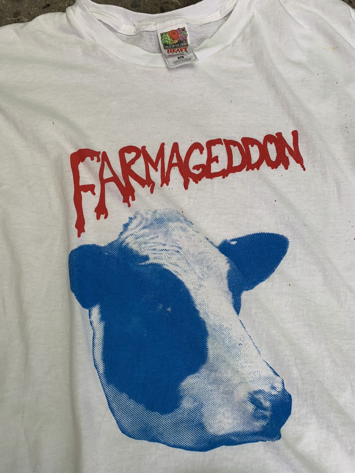 Band Tees Vintage Farmageddon records T shirt Size US XL / EU 56 / 4 - 2 Thumbnail