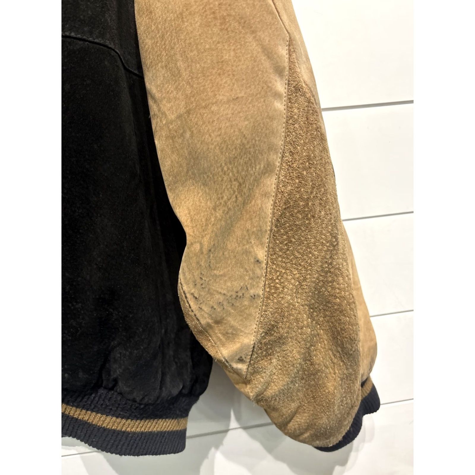 Ford VINTAGE North Crest FORD BRONCO Sport Truck Leather Bomber Jacket Coat Western Mens XL Jacket Size US XL / EU 56 / 4 - 6 Thumbnail