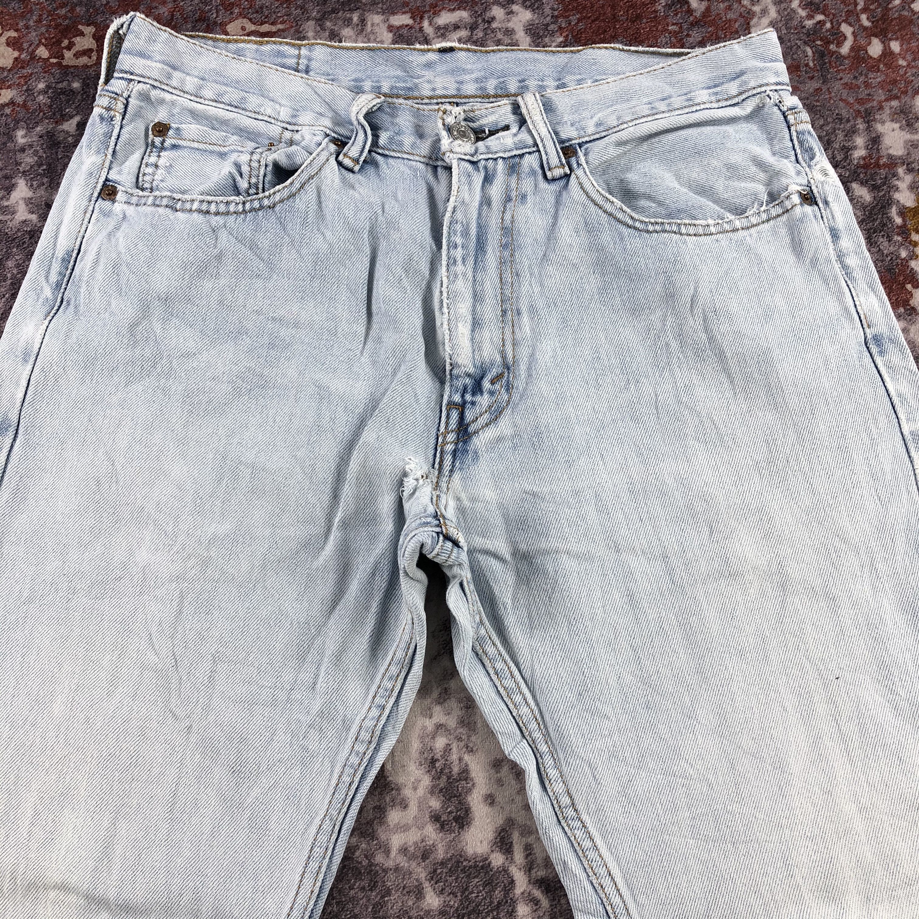 Levi's × Vintage 90s Vintage Light Wash Levis Jeans-JM2993 Size US 31 - 3 Thumbnail