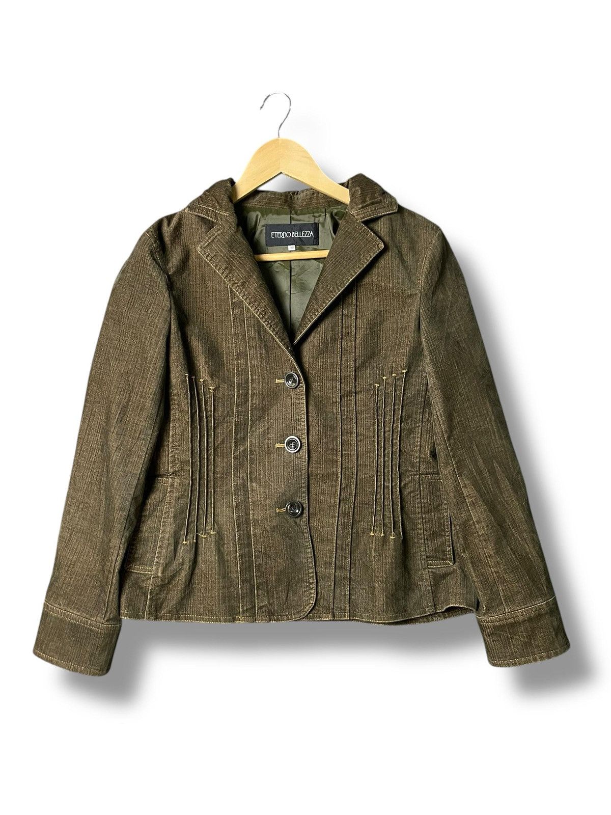 Japanese Brand Eterno Belleza Brand Light Jacket (6) Size US XXS / EU 40 - 1 Thumbnail
