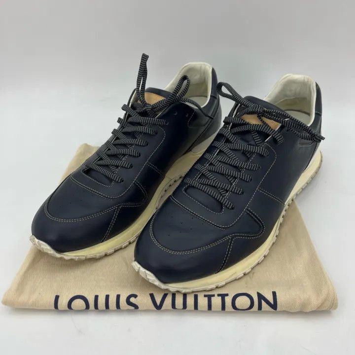 Louis Vuitton Blue Low-Top Leather Sneakers -2508