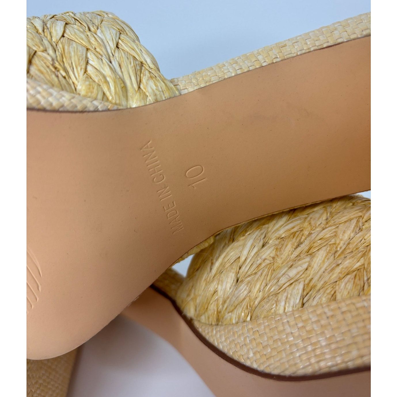 Other Women’s Tan Raffia Block Heel Mule | Size 10 | NEW with box Size US 10 / IT 40 - 7 Thumbnail