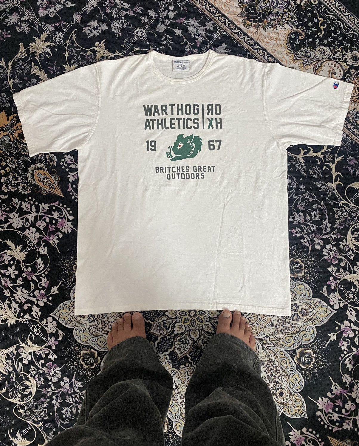 Champion × Vintage Y2k Champion warthog Salvador x large on tag 🚀 Size US XL / EU 56 / 4 - 1 Thumbnail