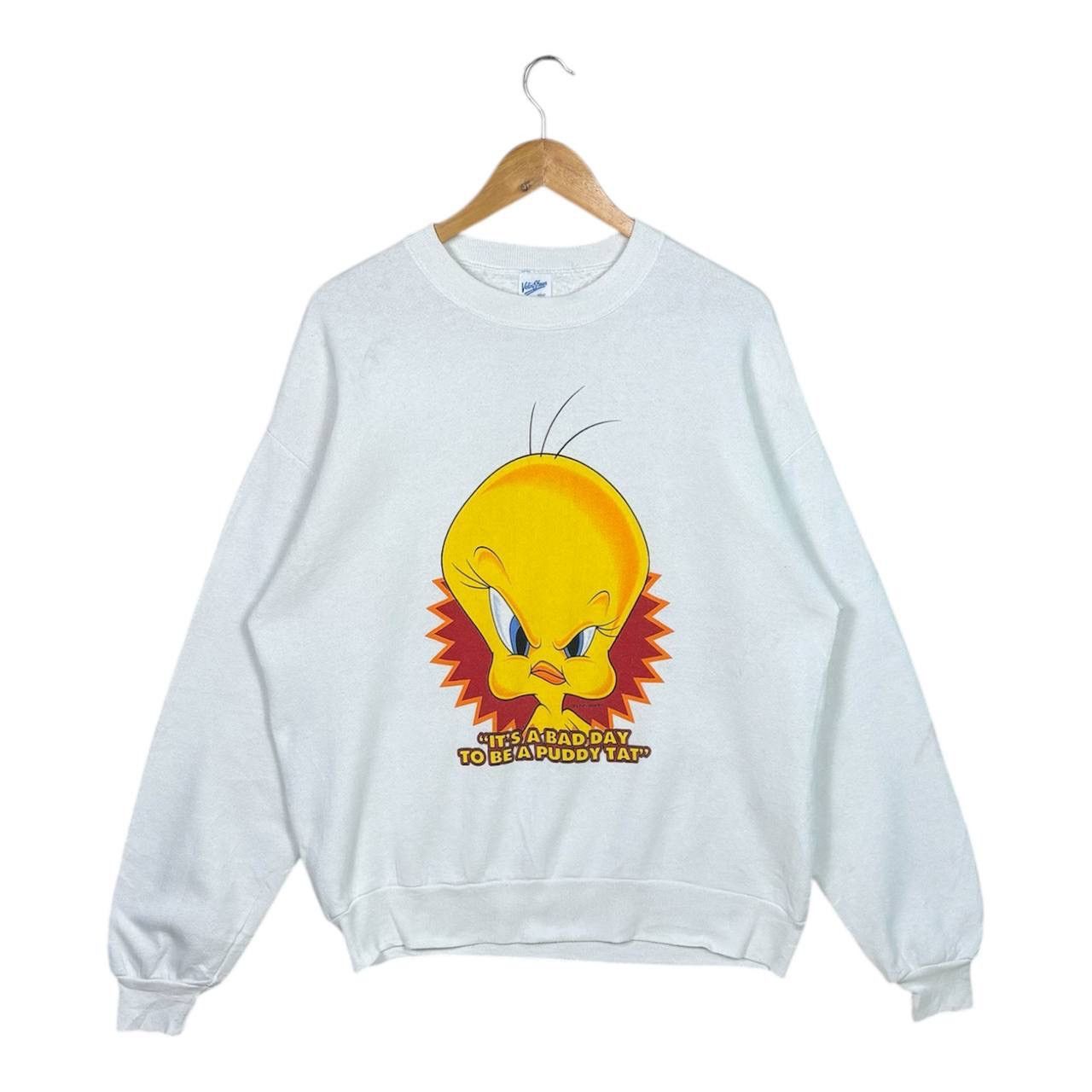 Cartoon Network Vintage 90s Tweety Looney Tunes Graphic Crewneck Sweatshirt Size US L / EU 52-54 / 3 - 1 Thumbnail