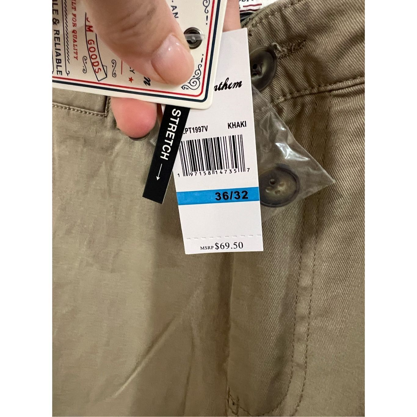 Flag & Anthem Flag & Anthem NWT chino pants straight sz 36 x 32 Size US 36 / EU 52 - 4 Thumbnail