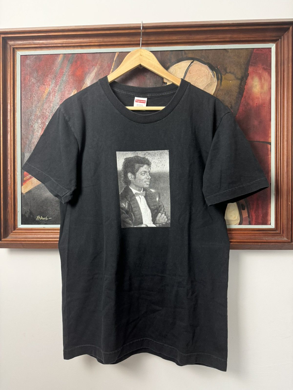 Supreme hotsell MICHAEL JACKSON TEE Black Medium