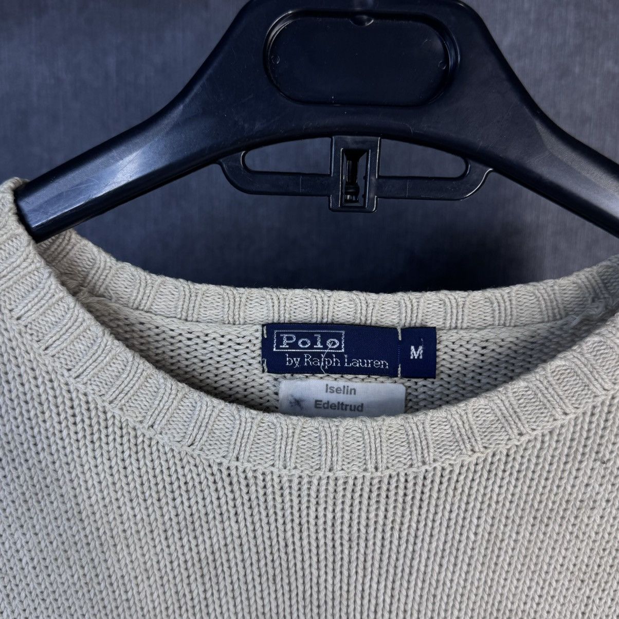 Polo Ralph Lauren Vintage Polo Ralph Lauren Sweater Knit 90s size M wmns Beige Size M / US 6-8 / IT 42-44 - 3 Thumbnail