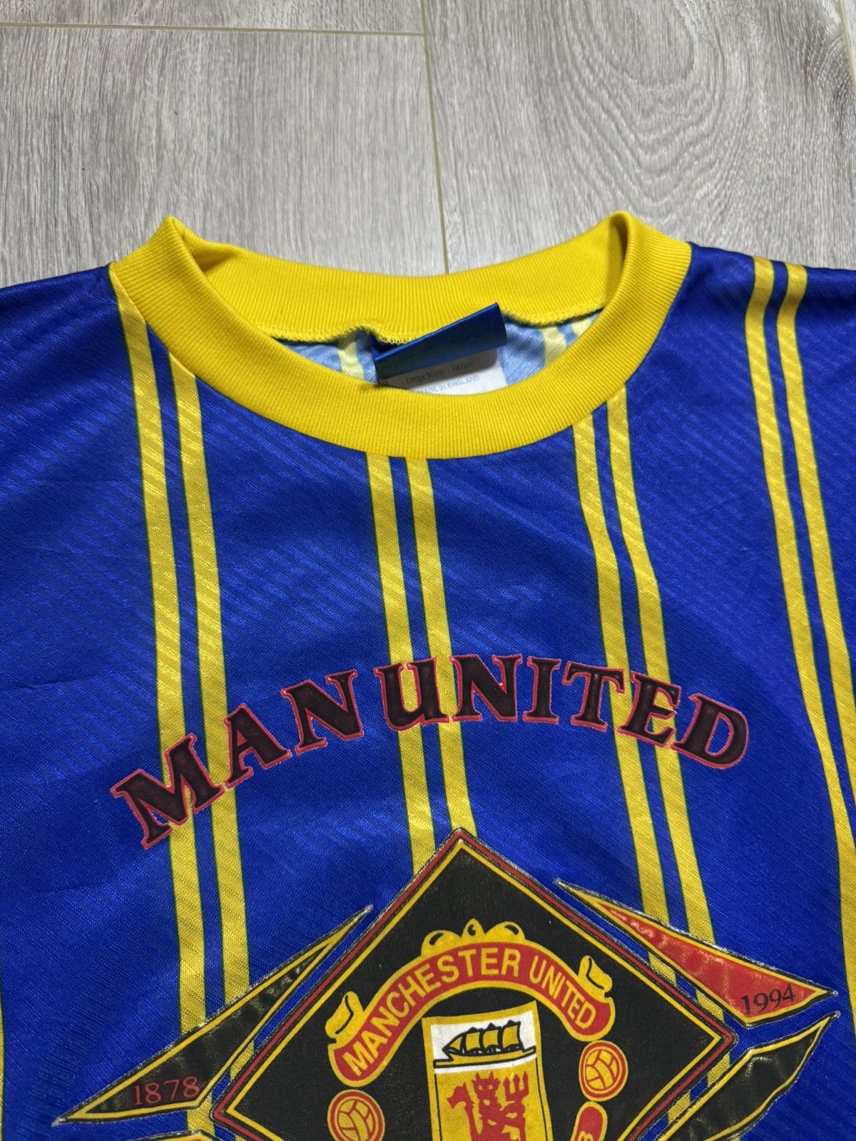 Umbro × Vintage Manchester United 1994 Training Soccer Jersey Umbro Shirt Size US L / EU 52-54 / 3 - 4 Thumbnail