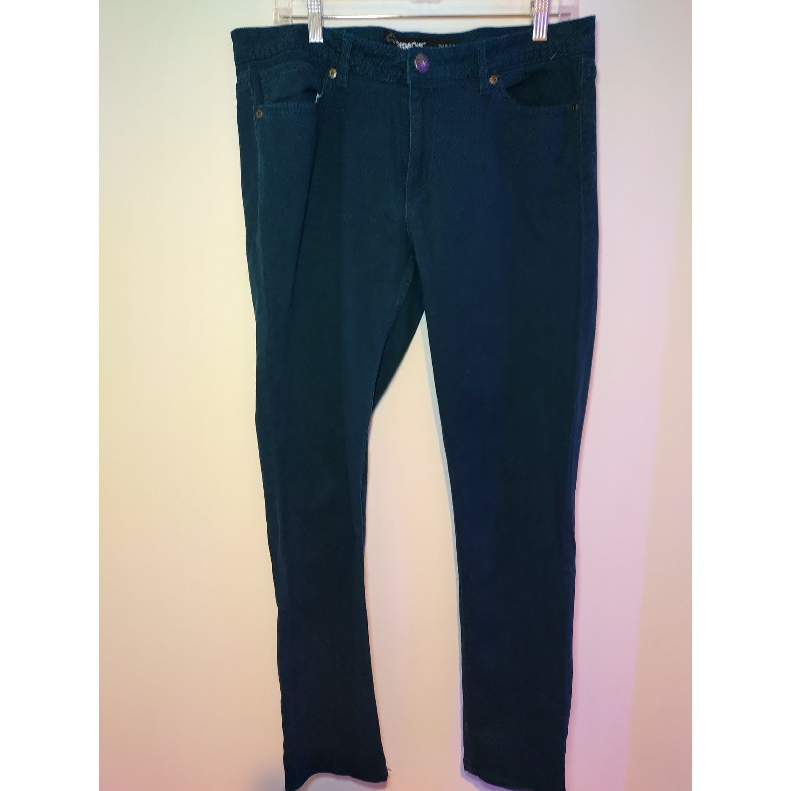 Jordache Jordache Women Skinny Leg Pants Front Zipper Blue Size 14 Size 36" / US 14 / IT 50 - 3 Thumbnail