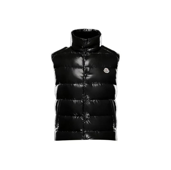 Moncler Moncler Tibb Series Goose Down Logo High Neck Vest Size US S / EU 44-46 / 1 - 1 Thumbnail