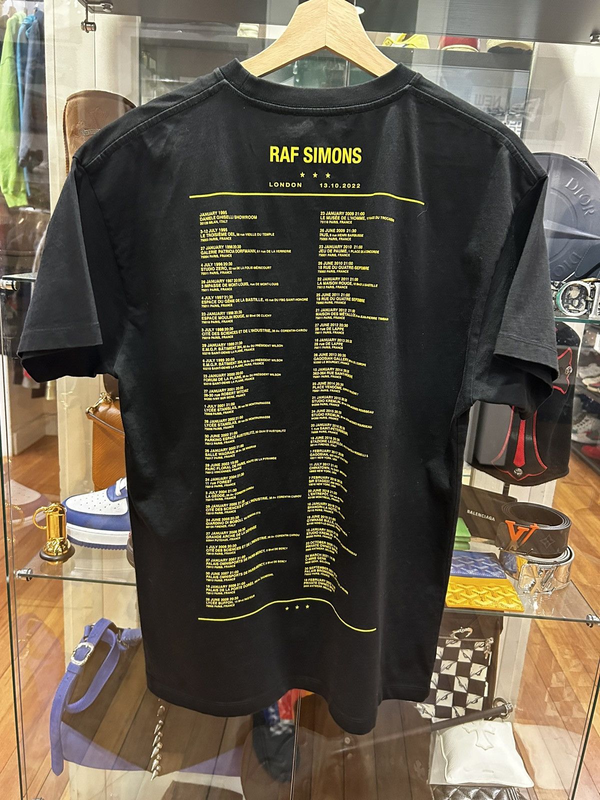 Raf Simons RAF Simons Printworks Tour Tee Size US S / EU 44-46 / 1 - 2 Thumbnail