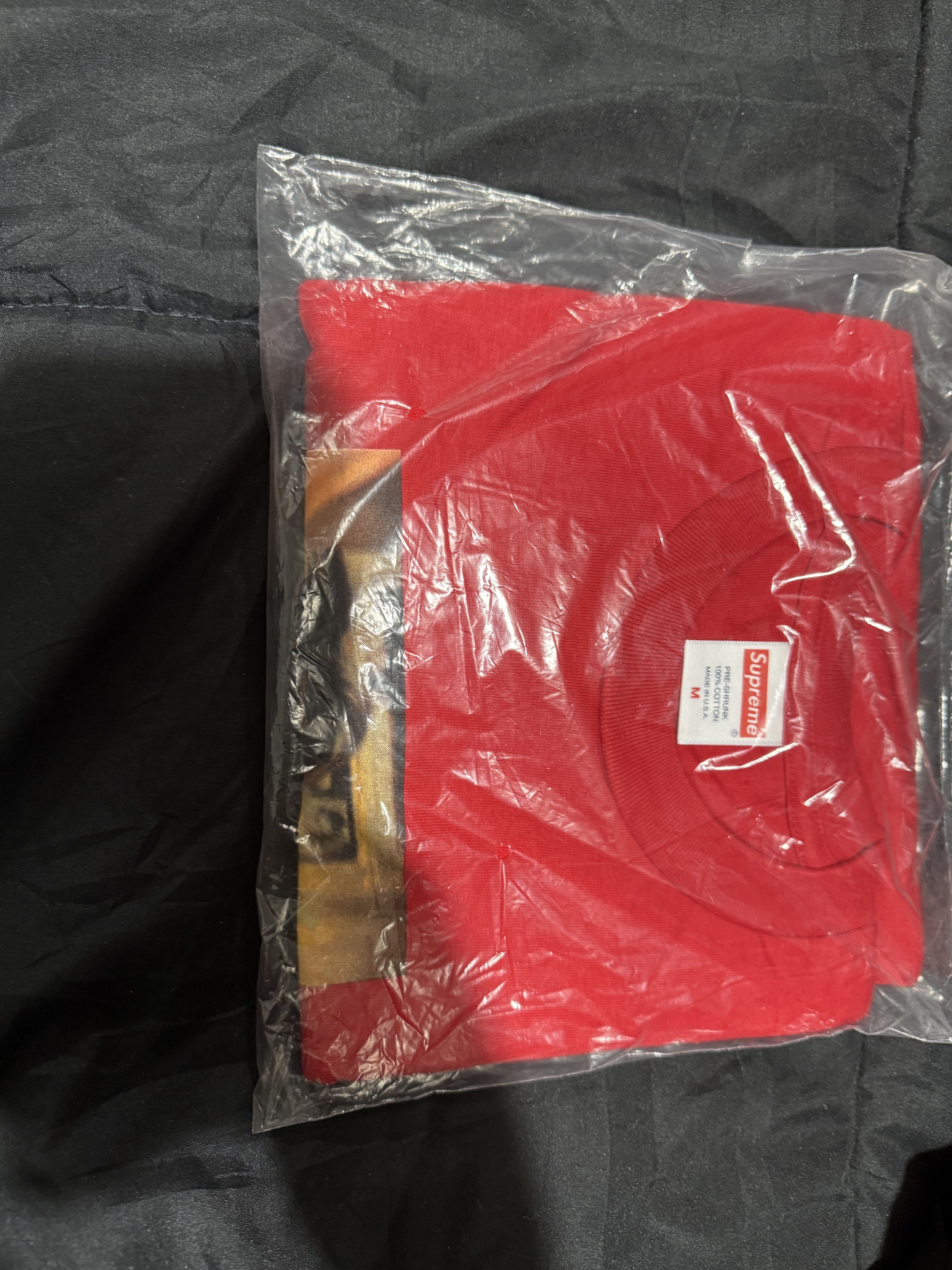 Supreme the Supreme Nan Goldin Kim in Rhinestone Tee Red Size US M / EU 48-50 / 2 - 1 Thumbnail