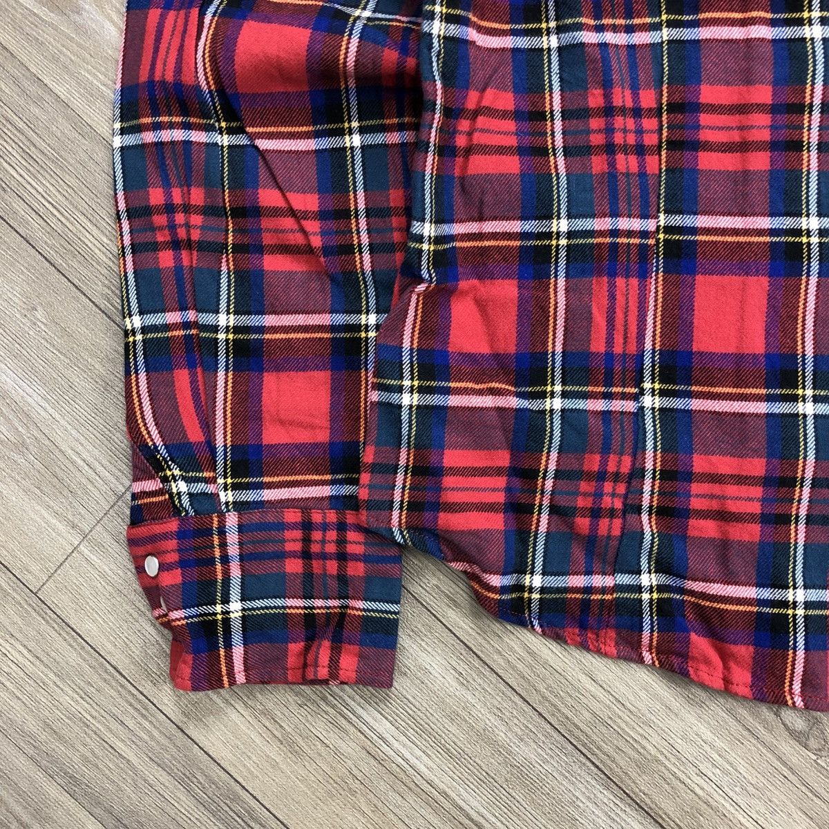 Hysteric Glamour × Japanese Brand Vintage Hysteric Glamour Rockin Bones Flannel Shirt Women Size M / US 6-8 / IT 42-44 - 9 Thumbnail