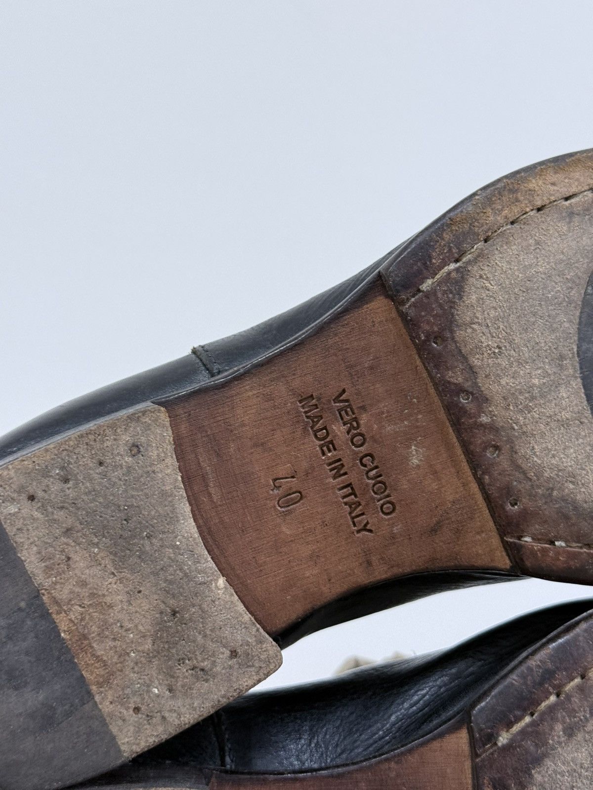 MoMA Avant Garde MoMa Guidi Style Distressed Leather Shoes Size US 7.5 / EU 40-41 - 7 Thumbnail