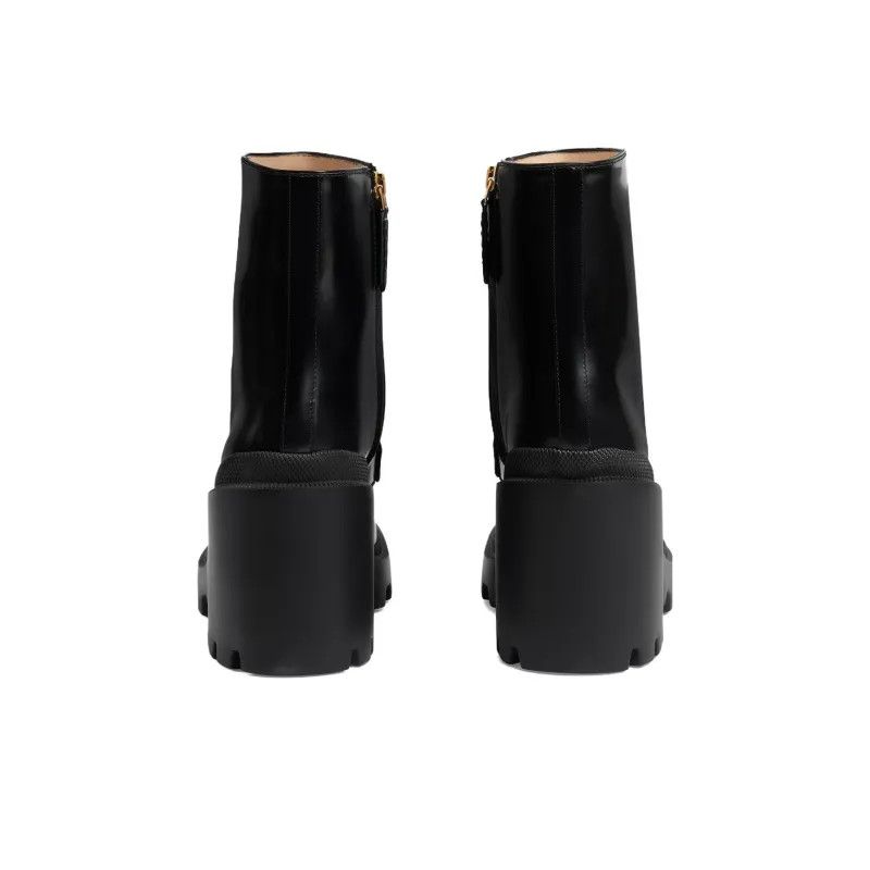 Gucci o1s1wg110125 Boots With Horsebit in Black Size US 8 / IT 38 - 5 Thumbnail