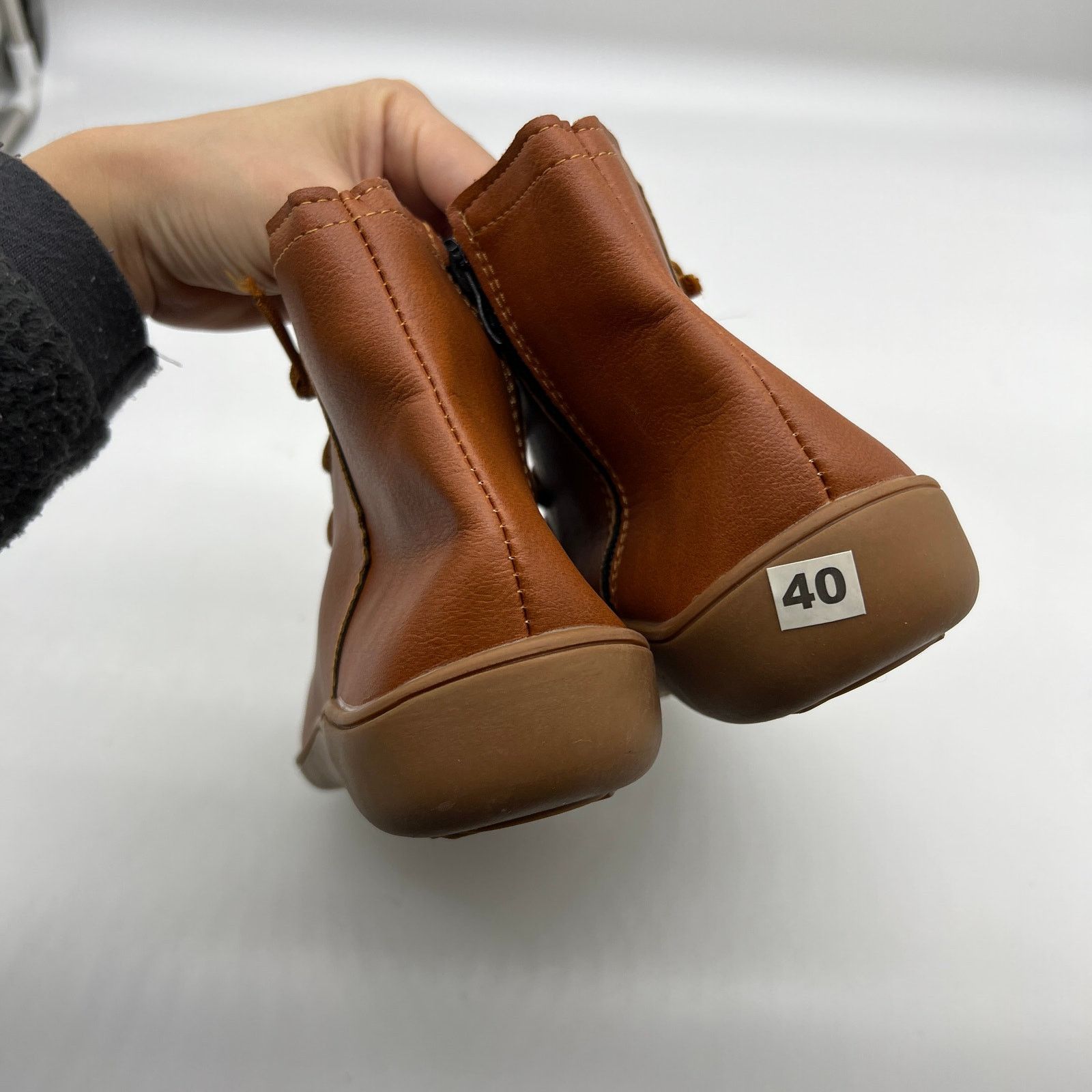 Other Ankle Boots Brown Round Toe Casual Comfortable Ligh Size US 9 / IT 39 - 4 Thumbnail