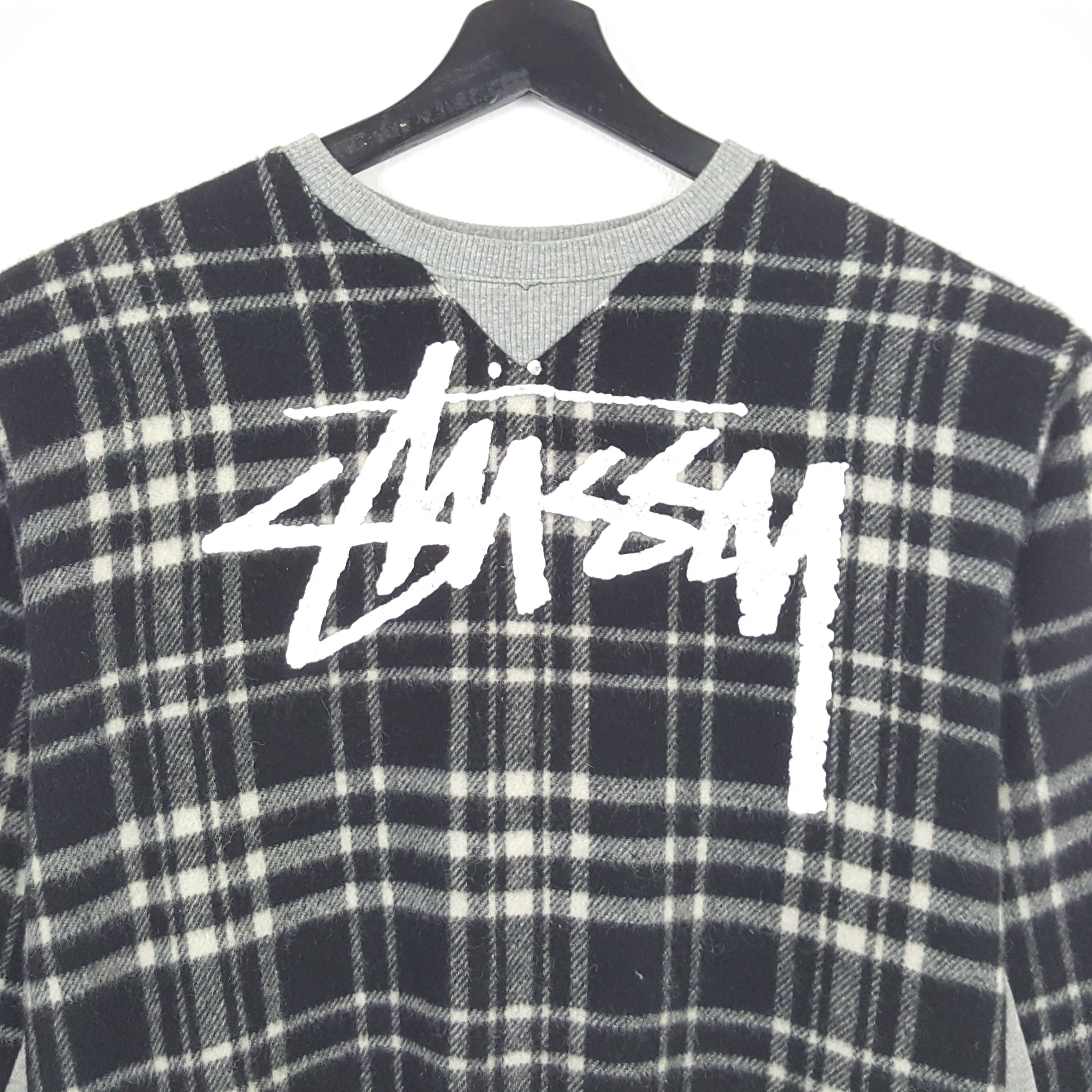 Stussy × Vintage STUSSY Streetwear Skater Logo Style Design Sweatshirt Size US M / EU 48-50 / 2 - 2 Thumbnail