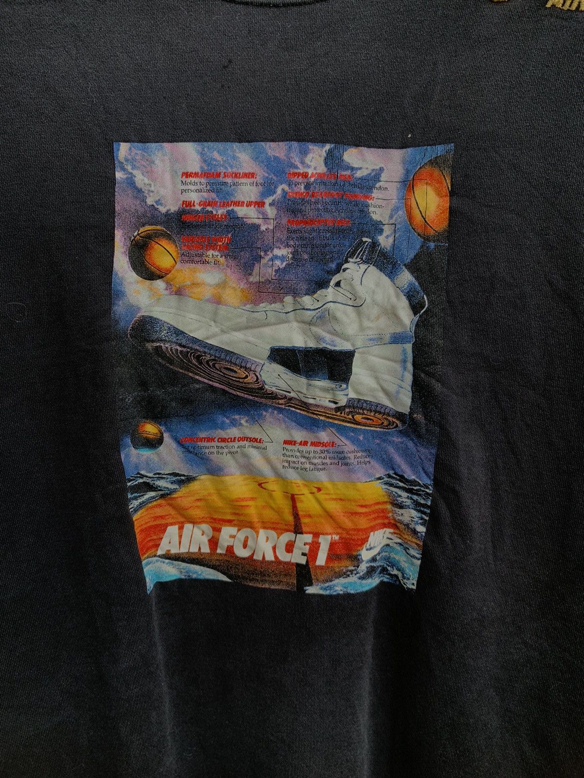 Nike × Vintage Y2K NIKE AIR SWEATSHIRT RARE DESIGN OVERALL FADED Size US L / EU 52-54 / 3 - 6 Thumbnail