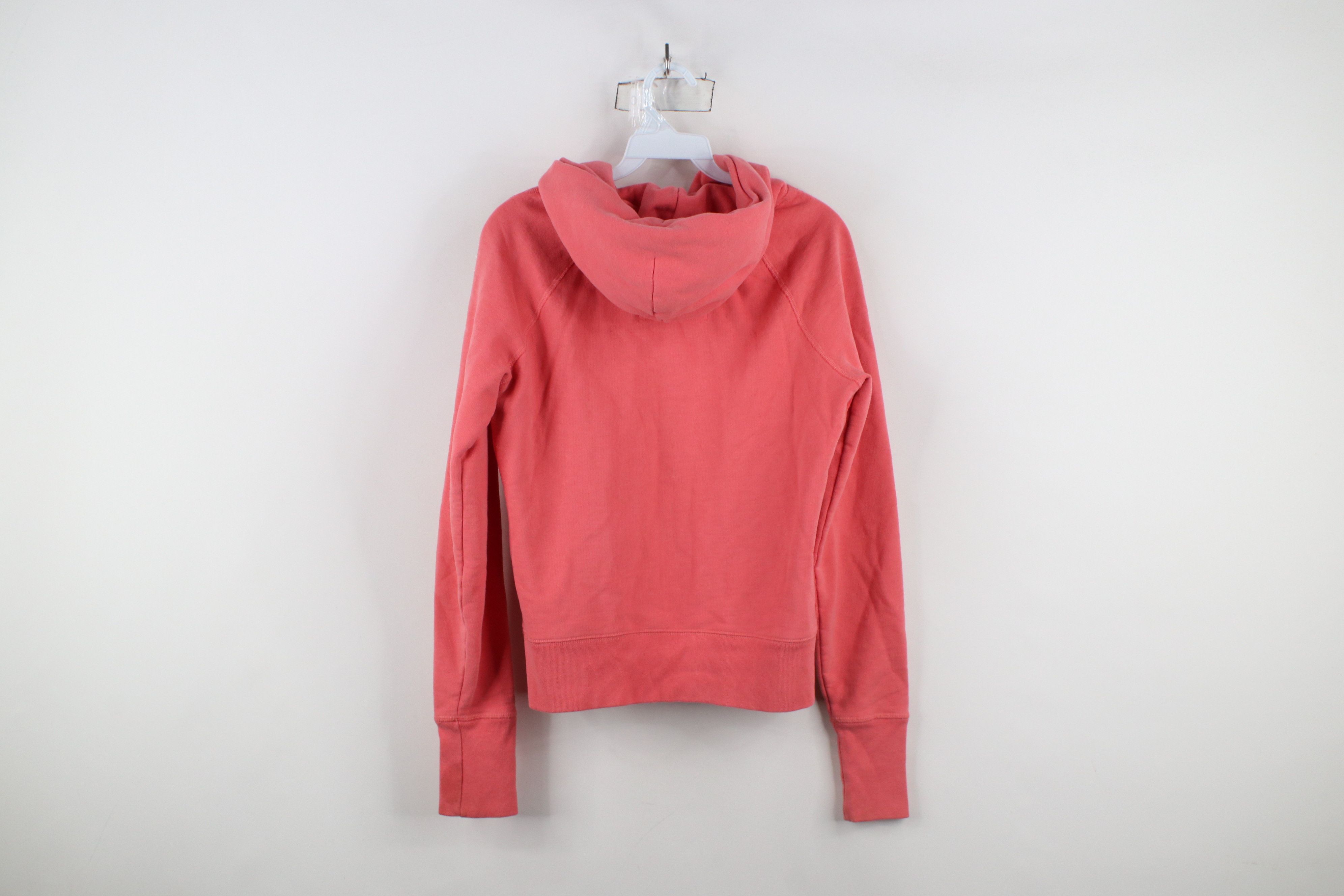 Abercrombie & Fitch × Vintage Vintage 90s Y2K Abercrombie & Fitch Script Hoodie Pink Size L / US 10 / IT 46 - 10 Thumbnail