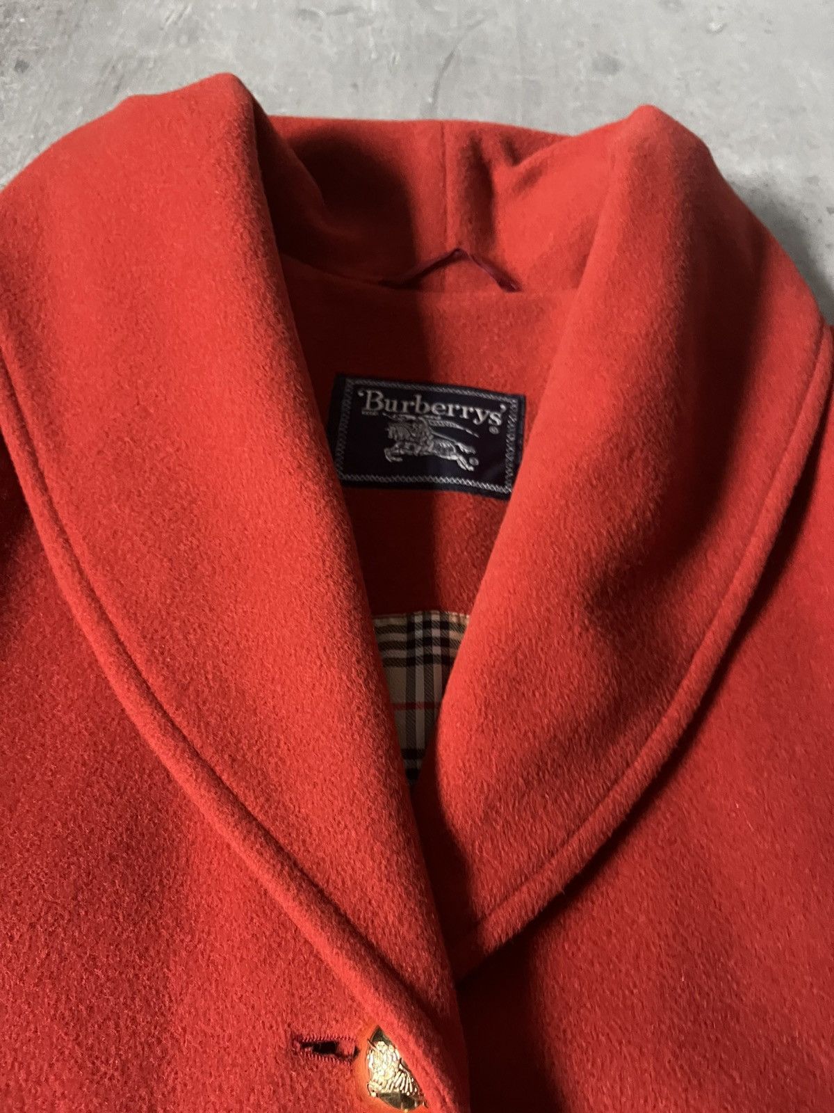 Burberry Vintage Burberrys wool coat red rare Size US L / EU 52-54 / 3 - 6 Thumbnail