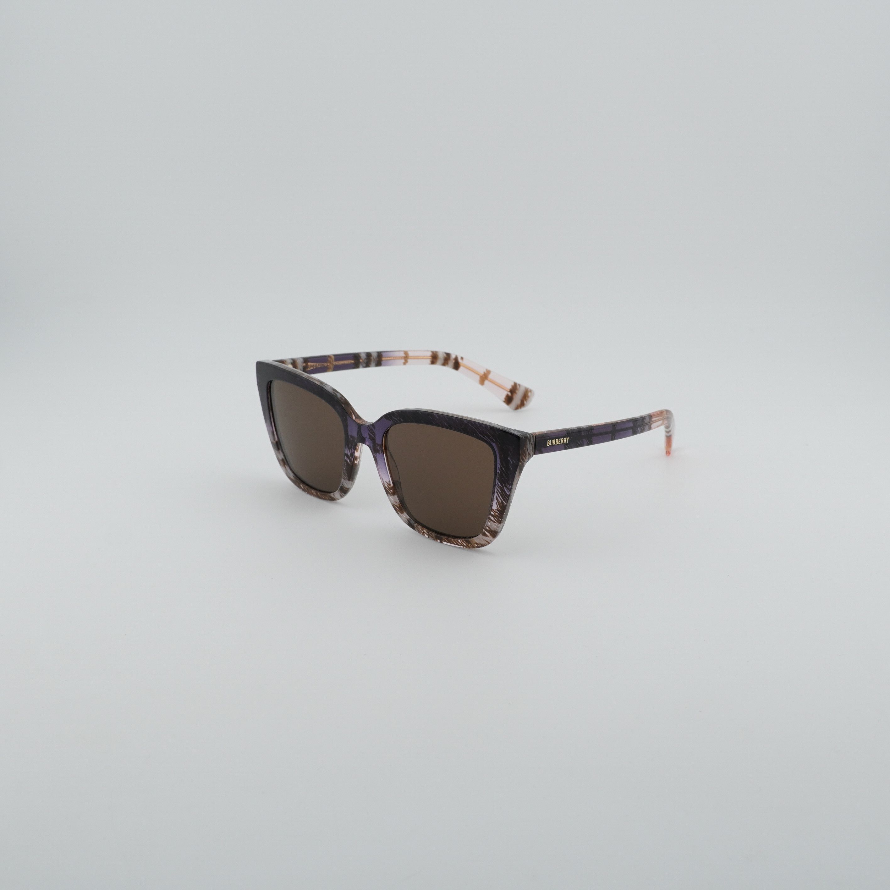 Burberry Burberry BE4487 422073 Sunglasses Check Rose Cat Eye Frame Size ONE SIZE - 1 Thumbnail
