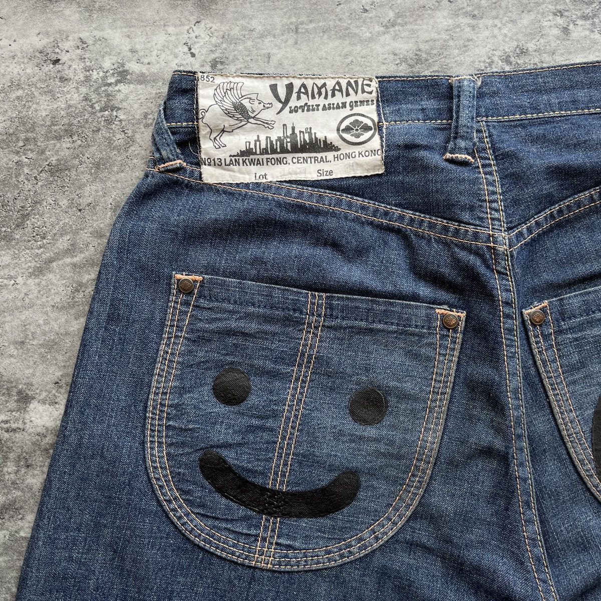 Evisu × Japanese Brand Evisu Yamane Seagull Smile Jorts Size US 30 / EU 46 - 12 Thumbnail