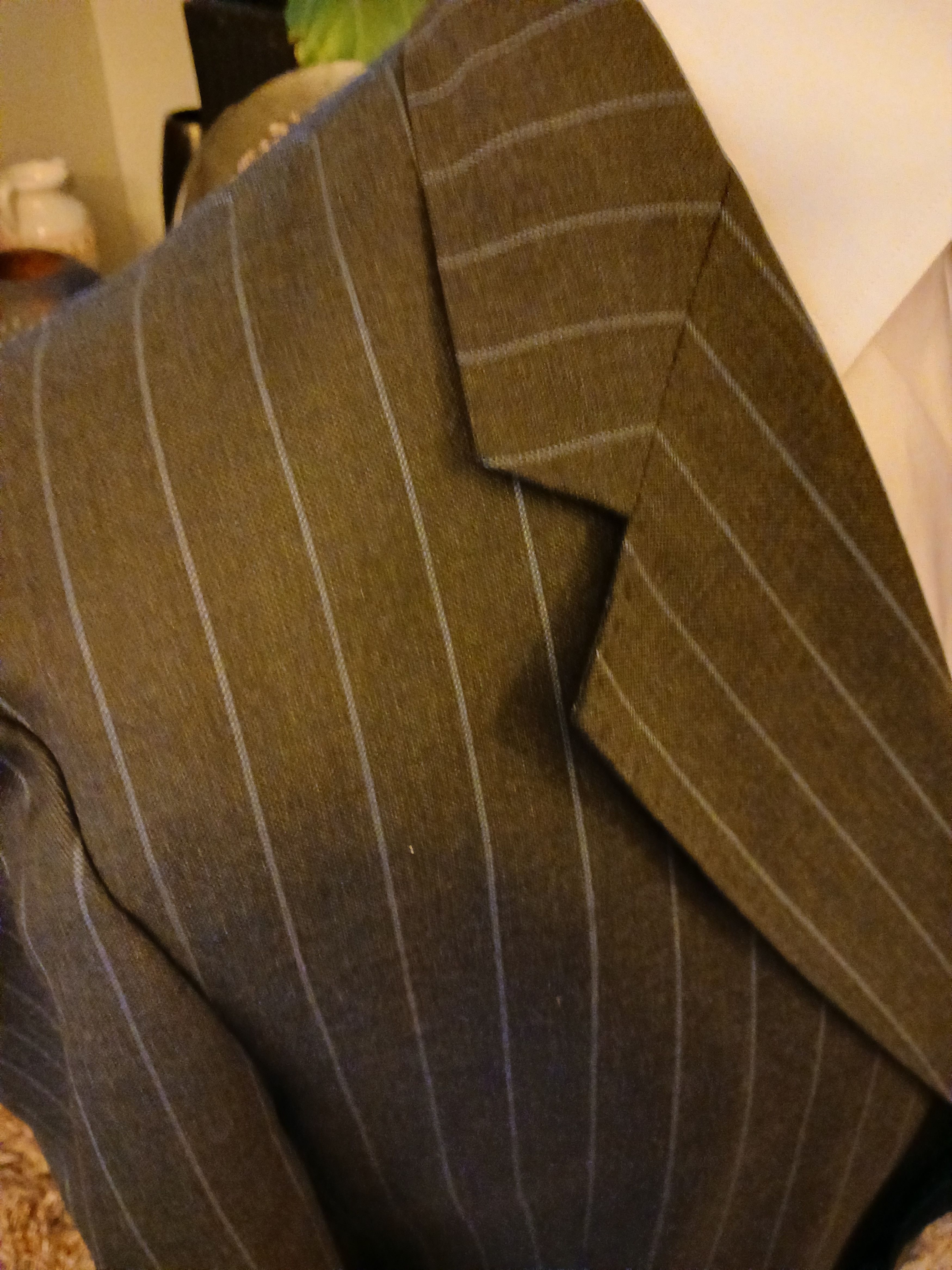 Vintage Vintage Custom Made 100% Wool Suit Jacket Size 42L - 3 Thumbnail