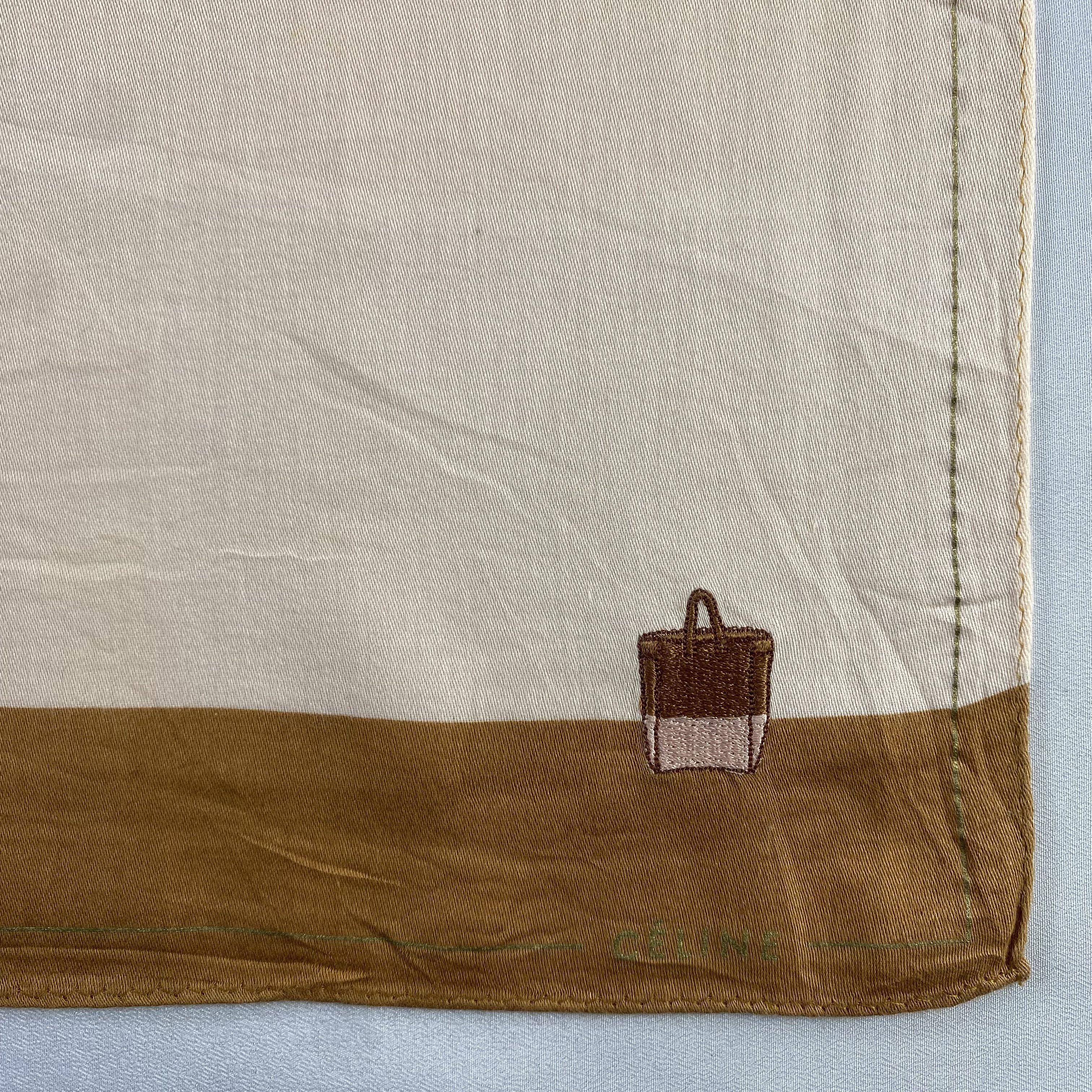 Celine × Vintage Celine Bandana/ Handkerchief / Neckerchief-P1703 Size ONE SIZE - 3 Thumbnail