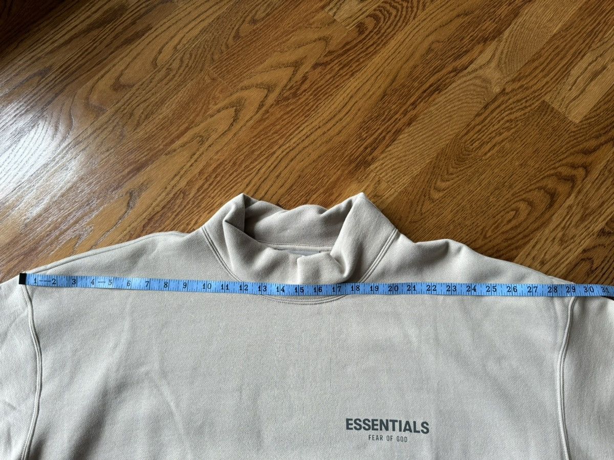Essentials × FOG × Fear of God XL 3M Pull-Over Mockneck String Sweatshirt Wood Cement Gray Size US XL / EU 56 / 4 - 15 Thumbnail