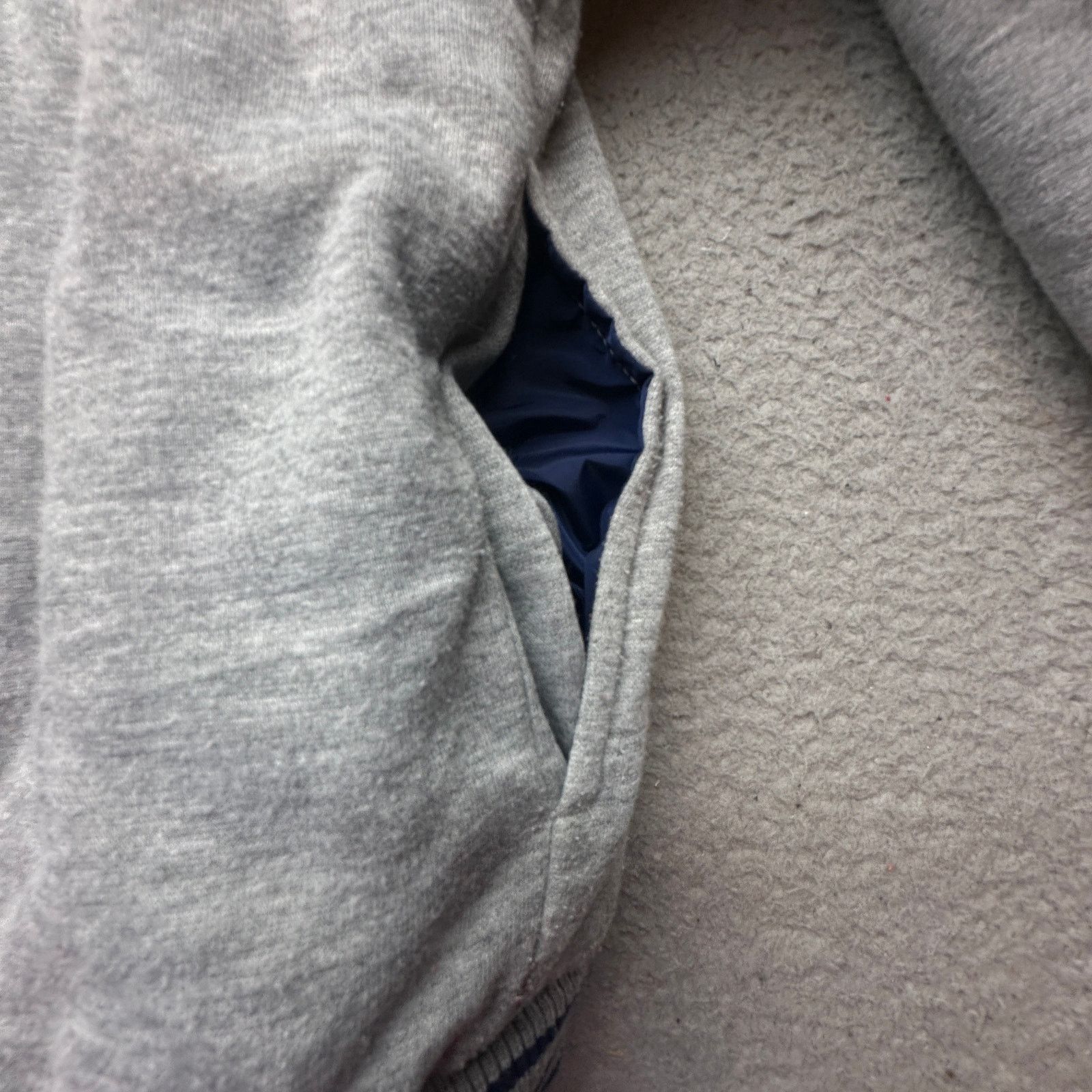 Adidas VTG 90s Adidas Reversible Nylon Jacket Hoodie Large Blue Size US L / EU 52-54 / 3 - 9 Thumbnail