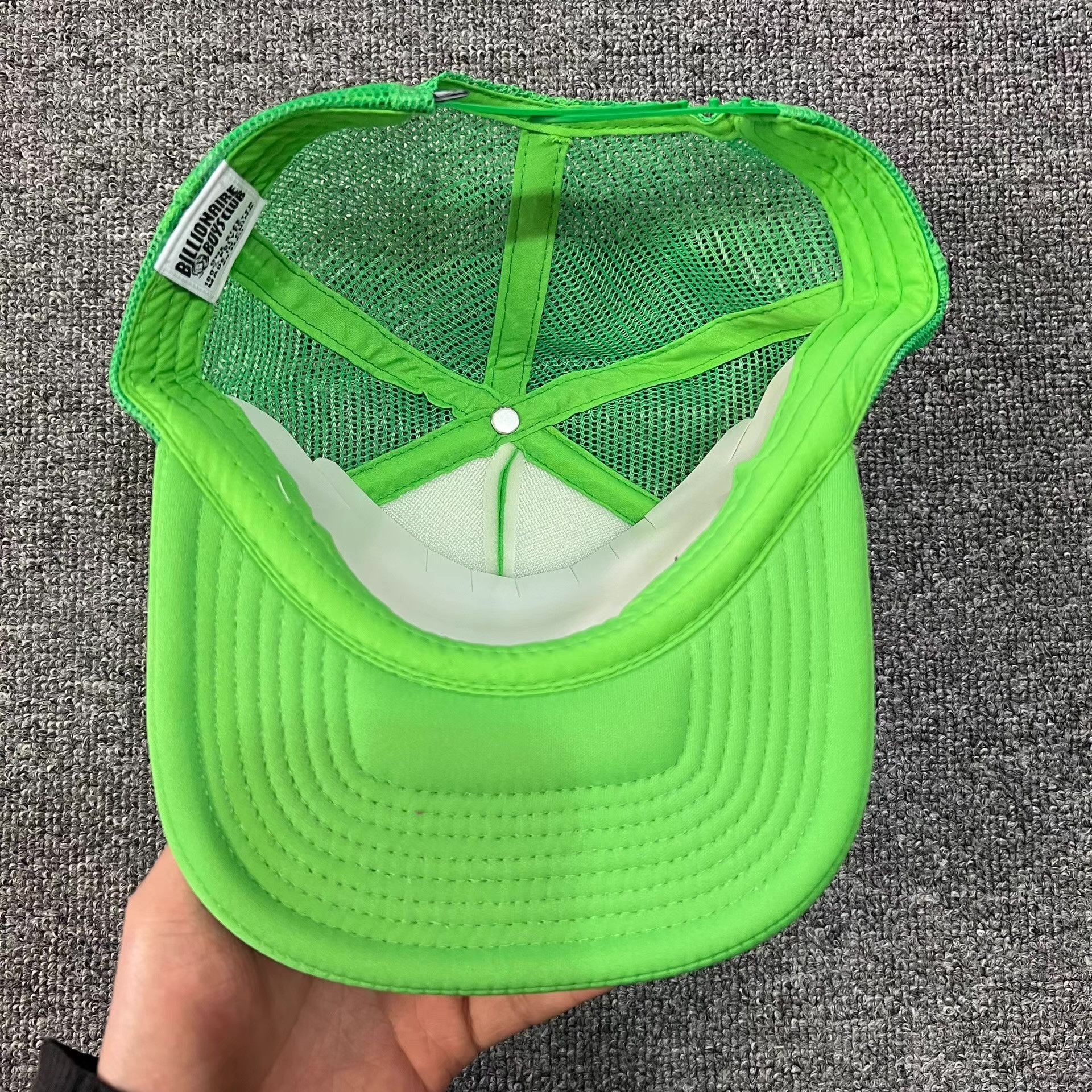 Billionaire Boys Club BBC Woven Cotton Mesh Flat Brim Baseball Cap Q7 Size ONE SIZE - 5 Thumbnail