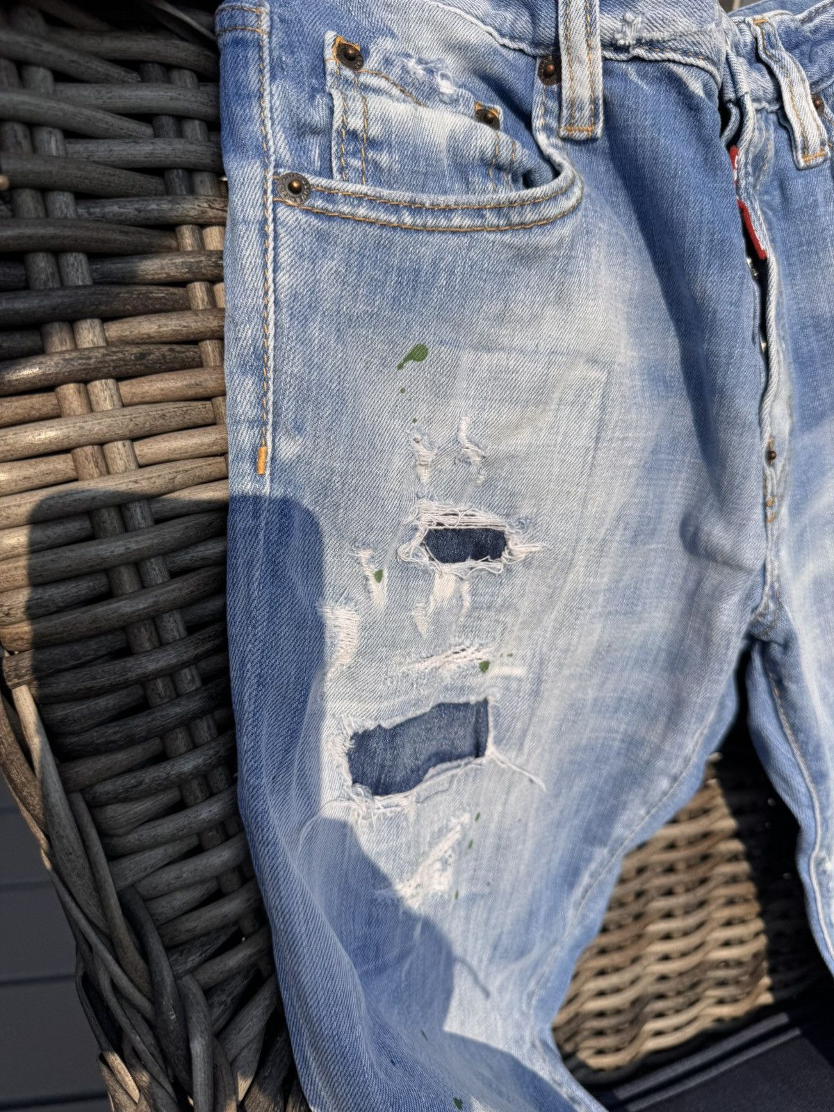Dsquared2 dsquared2 denim distressed jeans Size US 28 / EU 44 - 4 Thumbnail