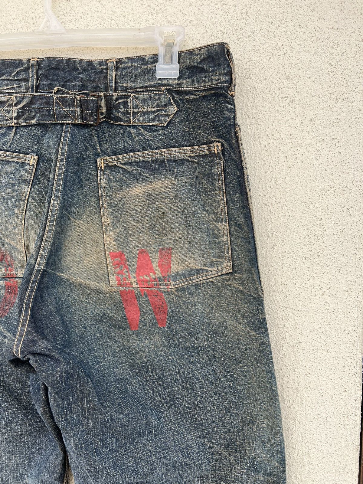 Warehouse Warehouse DW WWII US Military Style Buckle Back Denim Pant Size US 32 / EU 48 - 18 Thumbnail
