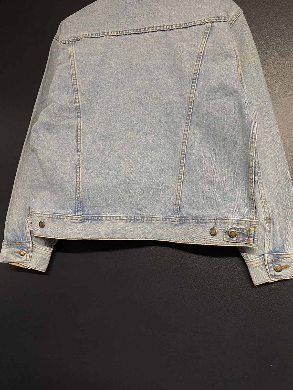 Vintage Men's Y2K Light Wash Denim Jacket Size US M / EU 48-50 / 2 - 2 Thumbnail