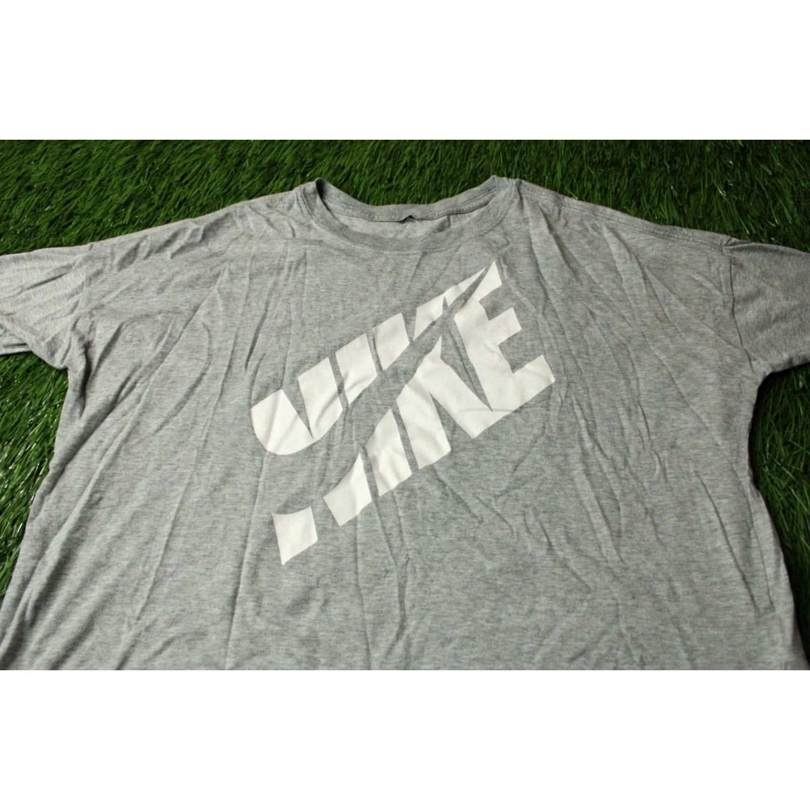Nike Nike Shirt Women Casual T-Shirt Tee Jersey Gray 2017 M Medium Short Sleeve Logo 50/25/25 Size M / US 6-8 / IT 42-44 - 2 Thumbnail
