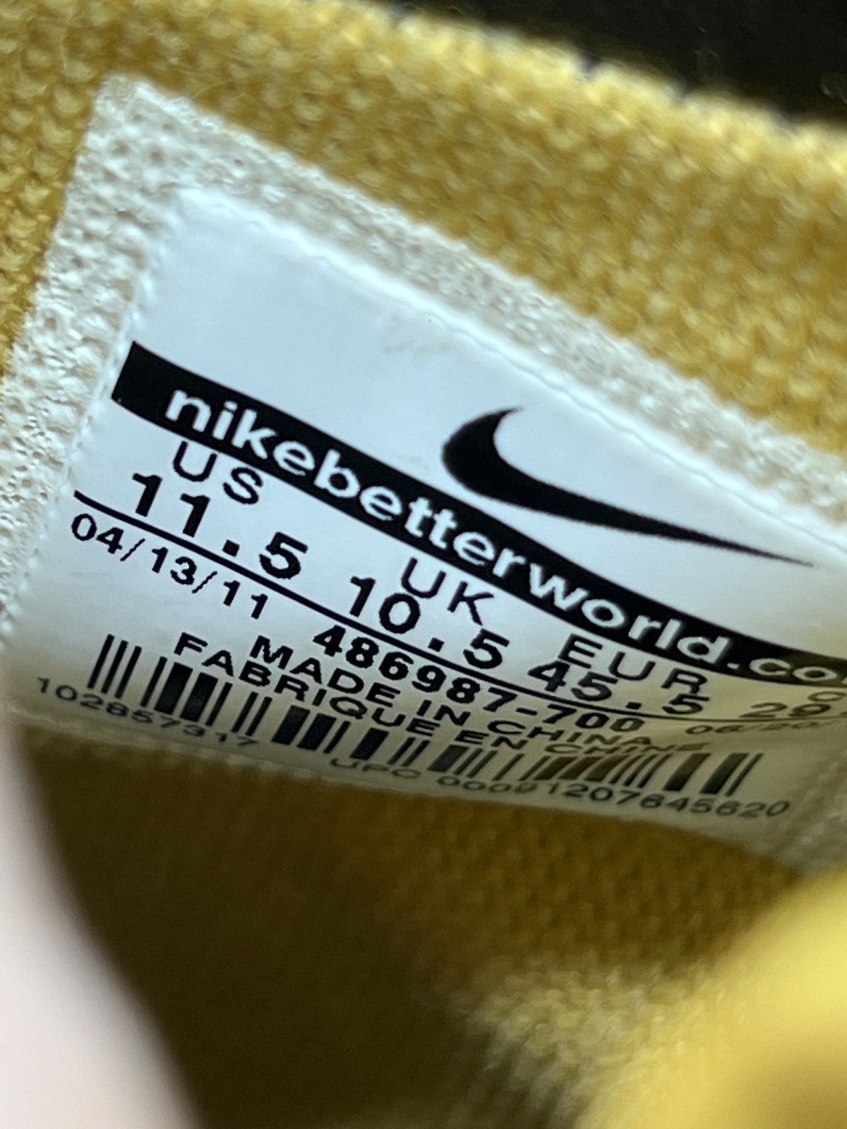 Nike Nike Dunk High Vac Tech Wheat Pack SZ. 11.5 DS OG ALL RARE Size US 11.5 / EU 44-45 - 8 Thumbnail