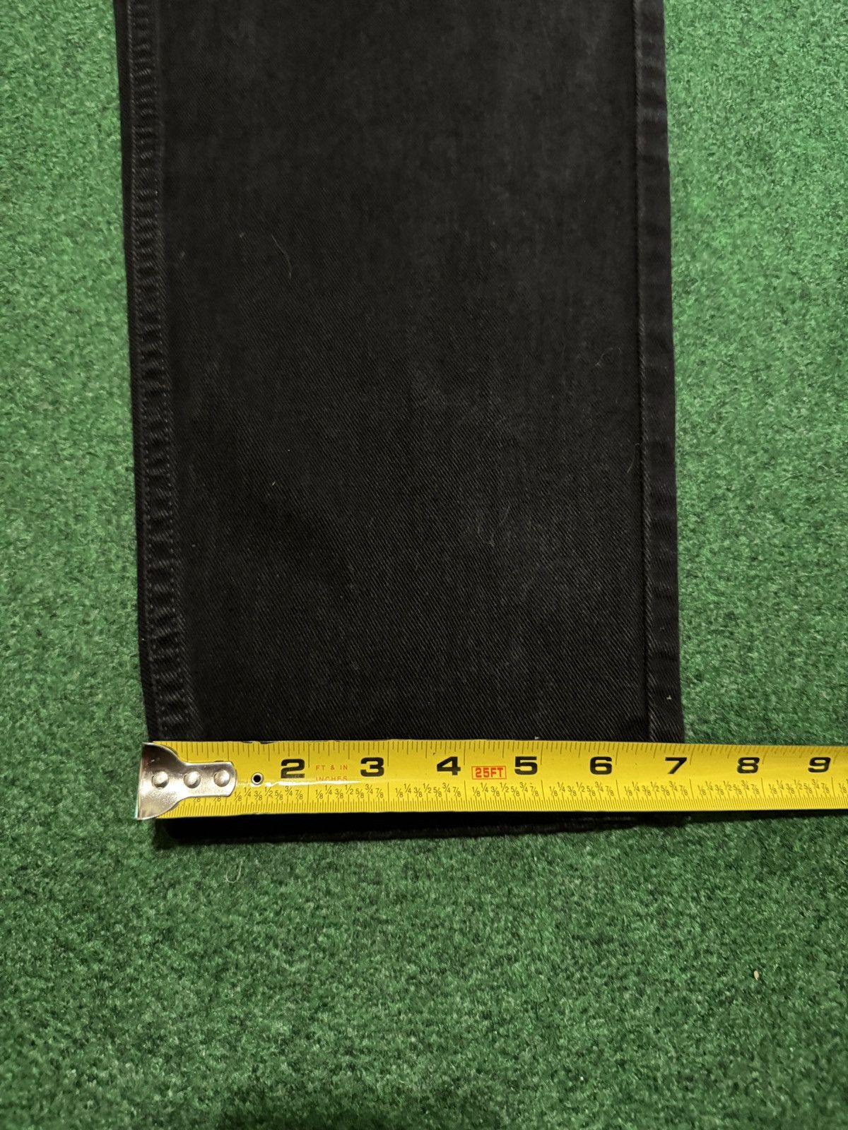 Levi's Vintage Clothing Vintage Levi’s 550 Relaxed 16 Black Dark Denim 34x30 Jeans Size 38" / US 16 / IT 52 - 8 Thumbnail