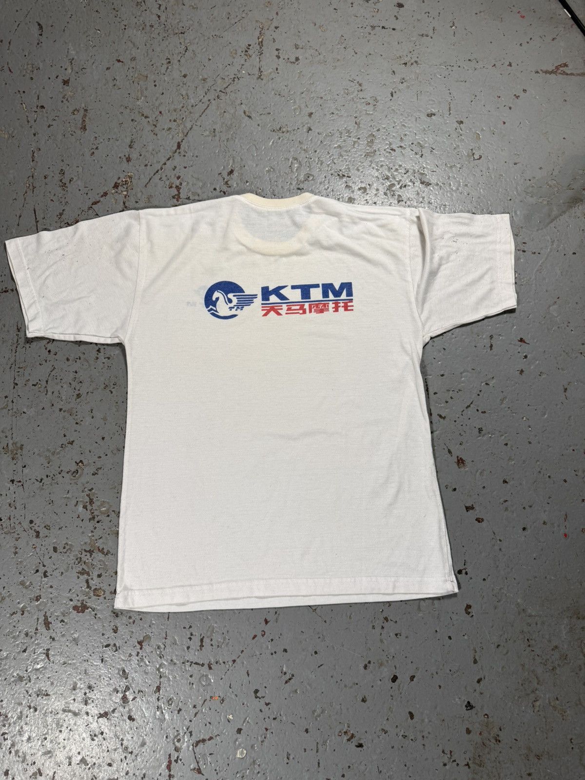 Other Vintage Ktm Racing White Japenese Tee Shirt Size US M / EU 48-50 / 2 - 1 Thumbnail