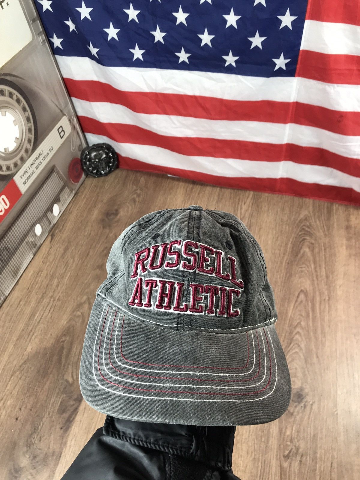 Russell Athletic × Vintage Vintage Russel Athletic Logo Cap Size ONE SIZE - 1 Thumbnail