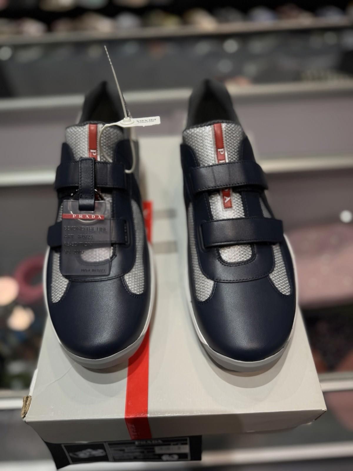 Prada Prada America’s Cup Double Strap Sneakers 9UK/10US NEW Size US 10 / EU 43 - 5 Thumbnail